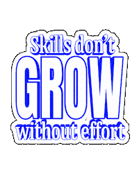 Goal I Work Hard Sticker by Paula Baines