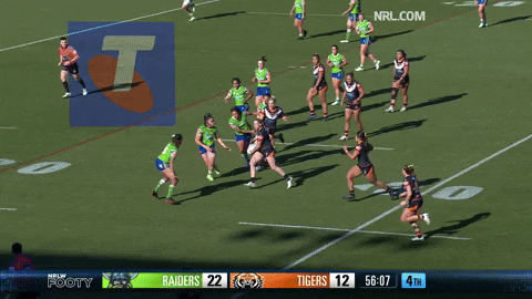 Rugby League Green Machine GIF by Canberra Raiders