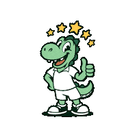 Dino Sticker by Nova Tennis Academy