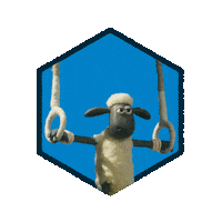 Shaun The Sheep Spin Sticker by Aardman Animations