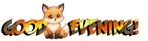 Panda Bear Fox Sticker