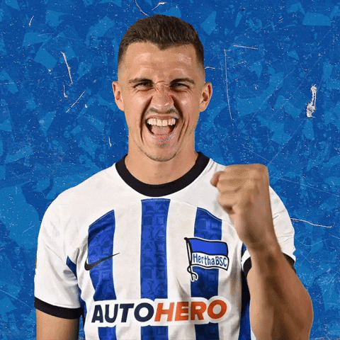 Celebration Bundesliga GIF by Hertha BSC