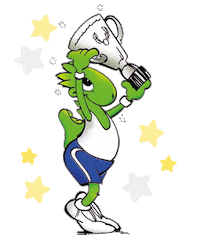 Gymfed winner mascotte turnen gymfed Sticker