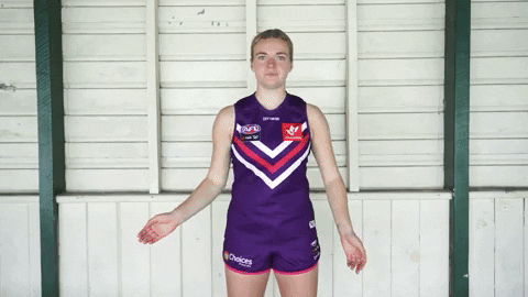 No Deal Dana GIF by Fremantle Dockers