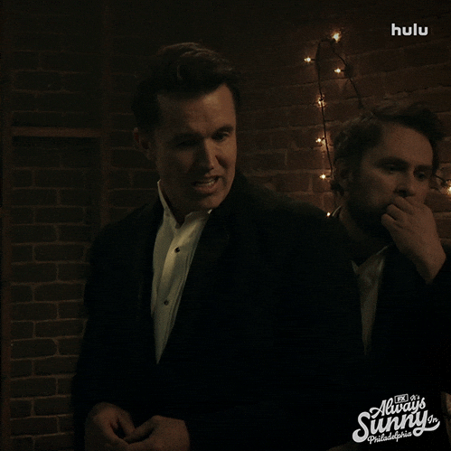 Season 17 Hand Movement GIF by It's Always Sunny in Philadelphia