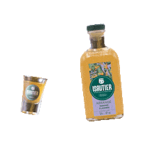 isautier shot rum alcool banane Sticker