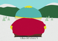 eric cartman snow GIF by South Park 