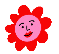 Happy Flower Power Sticker by Please Enjoy This!