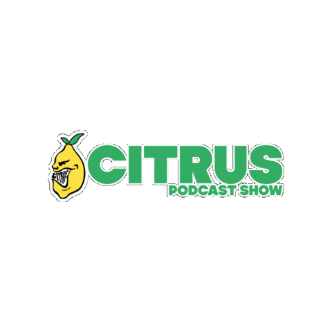 CitrusPodcast giphygifmaker podcast lemon citrus Sticker