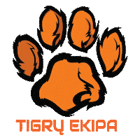 Tiger Claw Sticker by FK Banga