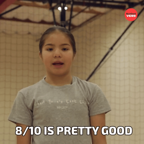 8/10 is good