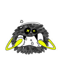 Hungry Monster Sticker by 8BPLUS
