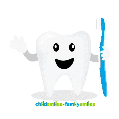 ChildsmilesFamilysmiles giphyupload smile teeth dentist Sticker