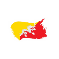 drukasia bhutan drukasia bhutan flag kingdomofbhutan Sticker