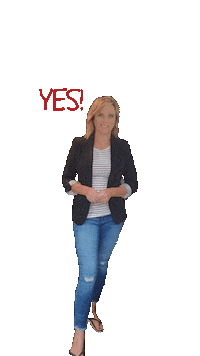 Celebration Yes Sticker by Kerry Barrett Consulting