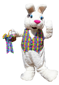 Bunny Easter Sticker by LunaParkSydney
