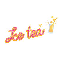 Ice Tea Summer Sticker by BubbleTCosmetics