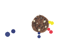 chokis_ca chocolate galletas galleta chispas Sticker