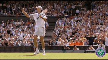 celebration winning GIF by Wimbledon