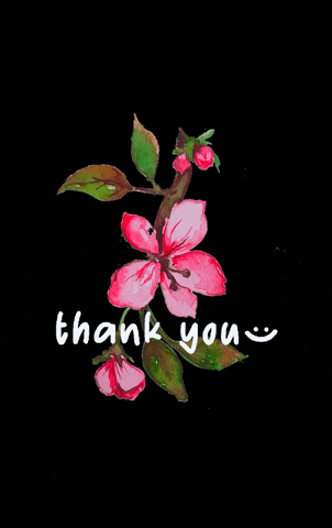 Canvases_and_lenses giphygifmaker giphyattribution flower thank you GIF