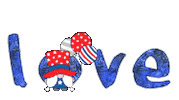 America Love Sticker