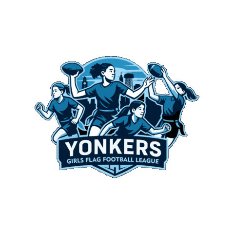 Girls Sticker by Yonkers Force Football