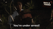 Under Arrest Dip GIF by Death In Paradise