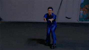 Hal Rollerskates GIF by Malcolm France