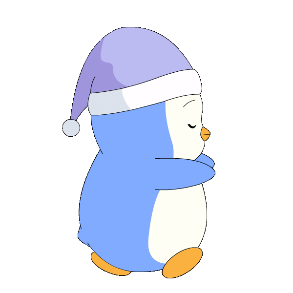 Tired Night Sticker by Pudgy Penguins