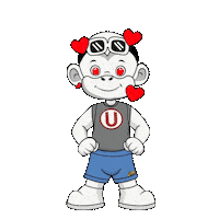 La U Crema Sticker by Zhot Shop