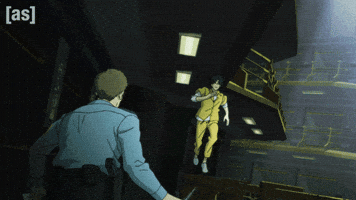 Cowboy Bebop Fight GIF by Adult Swim