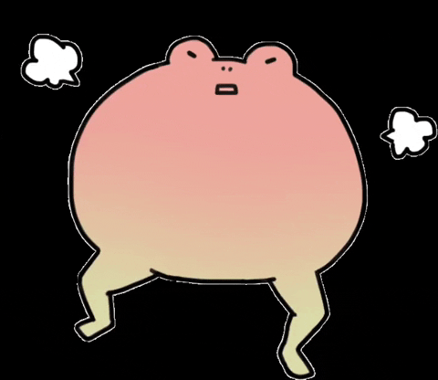 x999xux kawaii angry frog かえる GIF