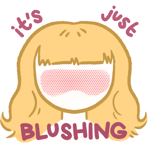 talontedlex giphyupload red face rosacea skin positivity Sticker