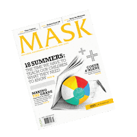 Summer Mask Sticker by maskmatters