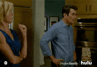 suspicious modern family GIF by HULU