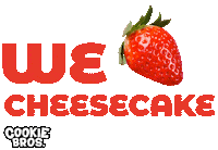 Strawberry Cheesecake Sticker by Cookie Bros