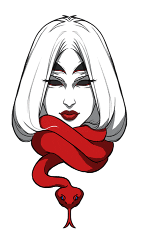 crimsonspine art illustration magic angel Sticker