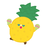 Dance Fruit Sticker by THE RECORDER FACTORY