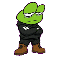 Frog Sticker by ForeverWilin