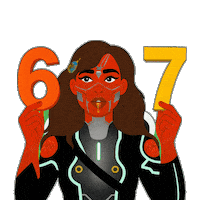 6 7 Wow Sticker by World Of Women