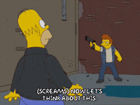 homer simpson snake GIF