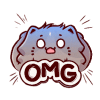 budjifriends omg cats surprised oh my god Sticker