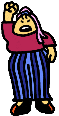 Lutte Womens Rights Sticker by Ruppert Tellac