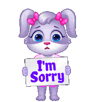 Sorry I Apologize Sticker by Lucas and Friends by RV AppStudios