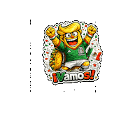 Vamos World Cup Sticker