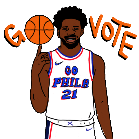 Election 2020 Basketball Sticker by #GoVote