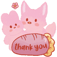 Thankyou Sticker by Fox Fairies Malaysia