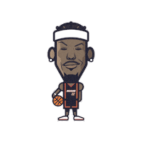Miami Heat Basketball Sticker by Loogart