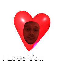 I Love You Heart Sticker by Chris TDL