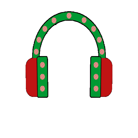 Christmas Headphones Sticker by Podcast Assistance